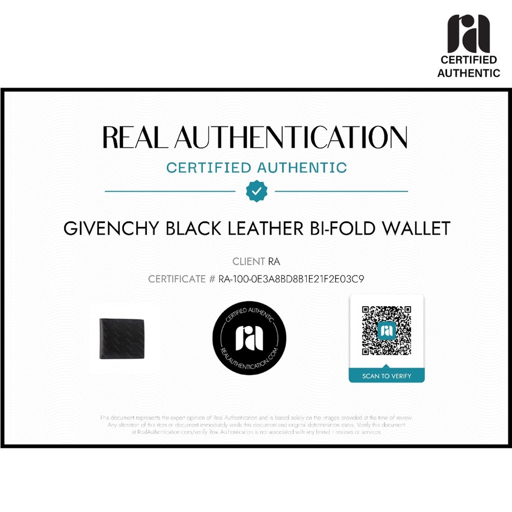 Givenchy NWT Mens Black Leather Wallet Italian calfskin - Picture 15 of 15